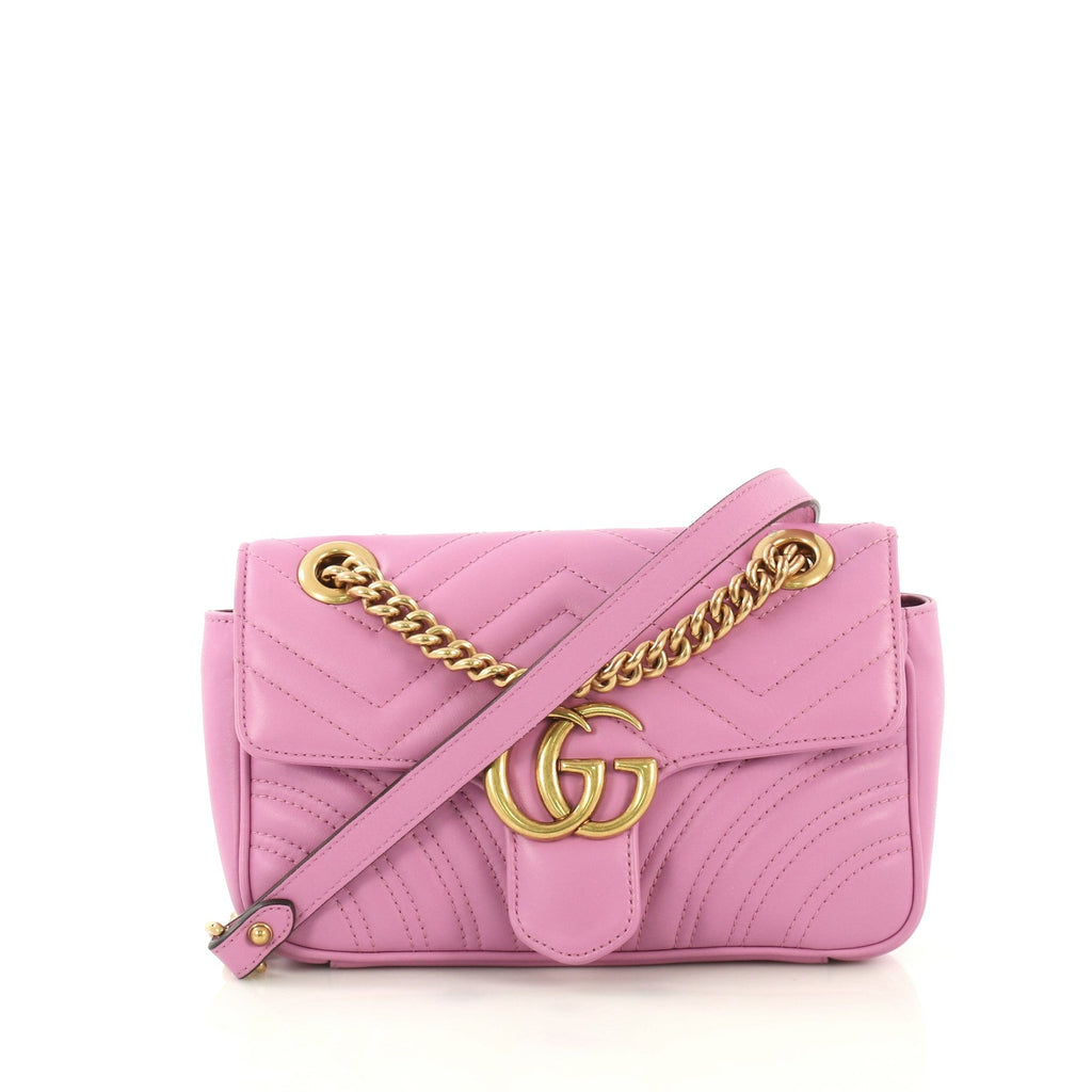GG Marmont Flap Bag Matelasse Leather Mini