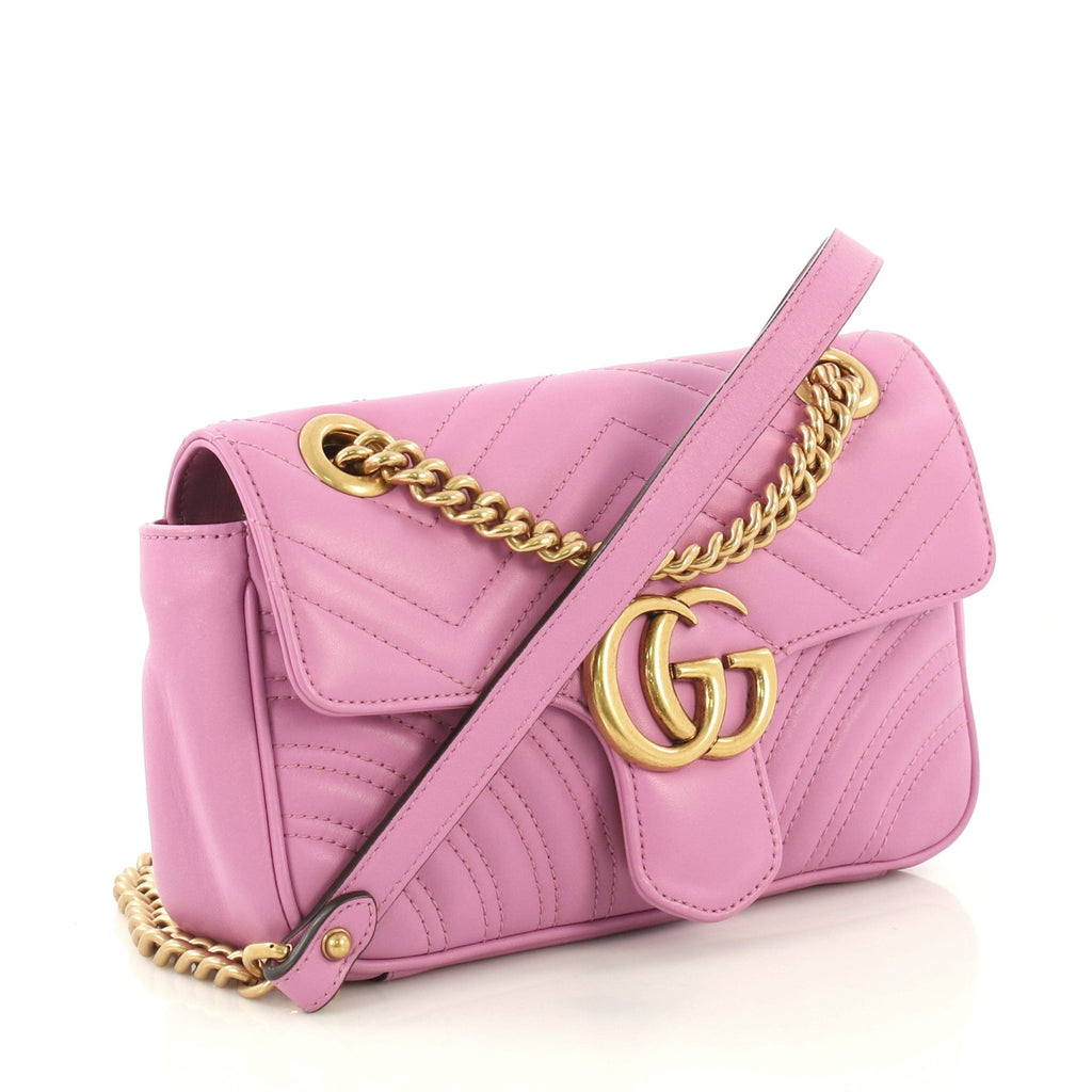 GG Marmont Flap Bag Matelasse Leather Mini