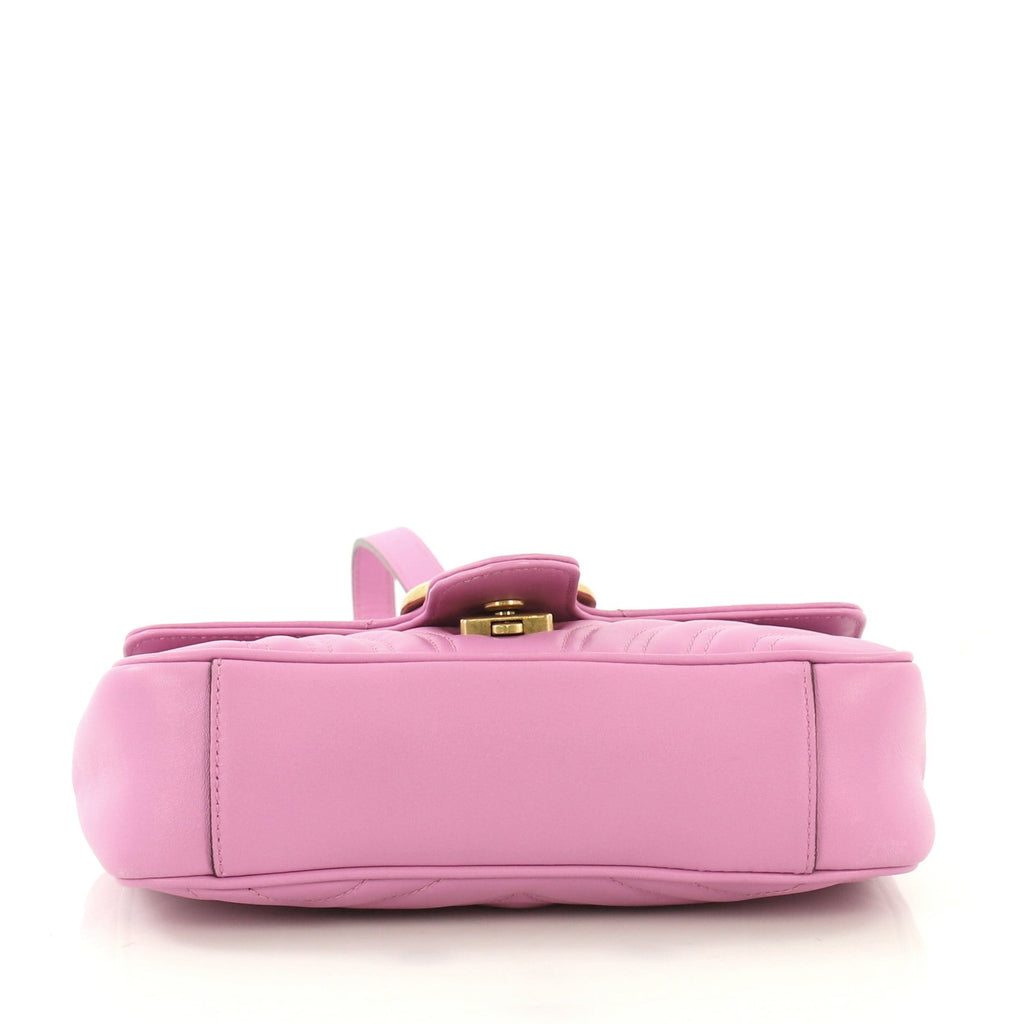 GG Marmont Flap Bag Matelasse Leather Mini