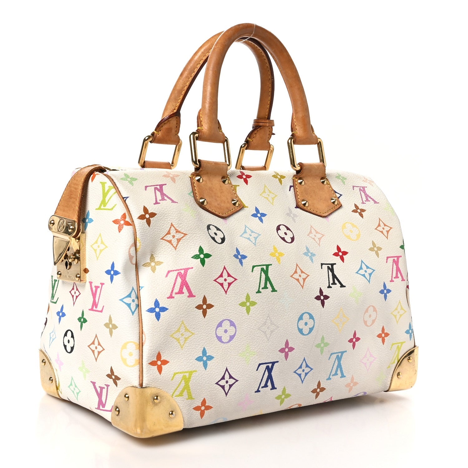 Monogram Multicolor Speedy 30 White