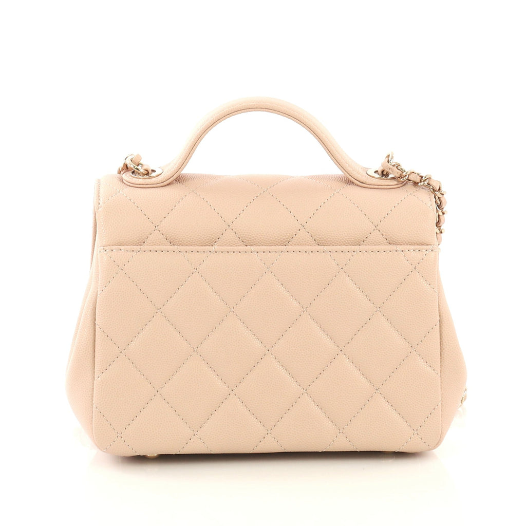 Business Affinity Flap Bag Quilted Caviar Mini