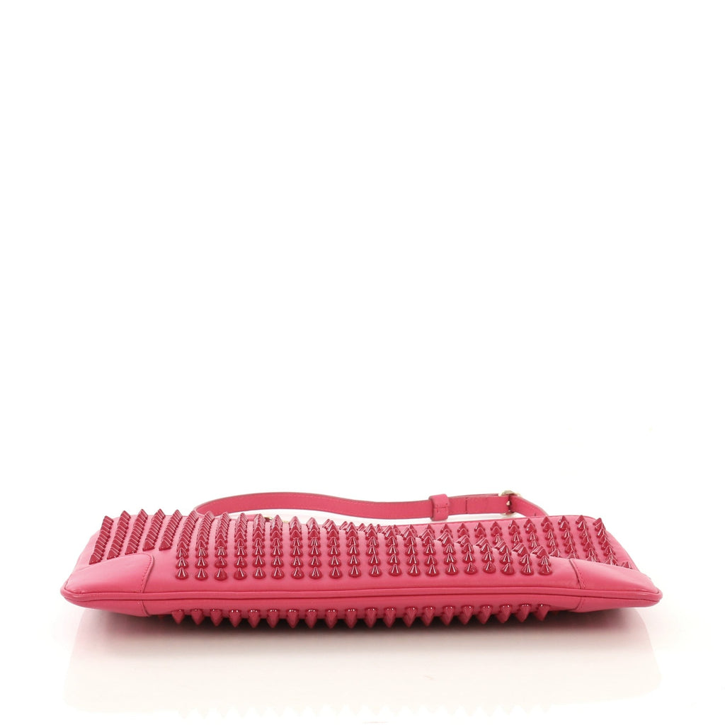 Loubiposh Clutch Spiked Leather