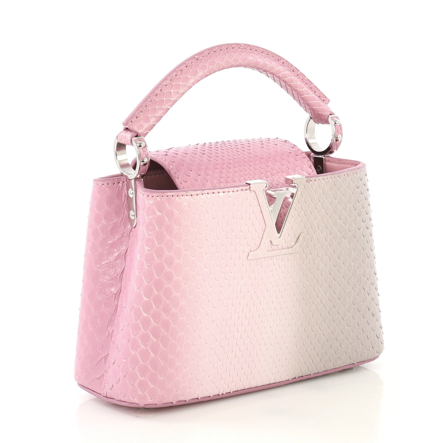 Capucines Handbag Python Mini