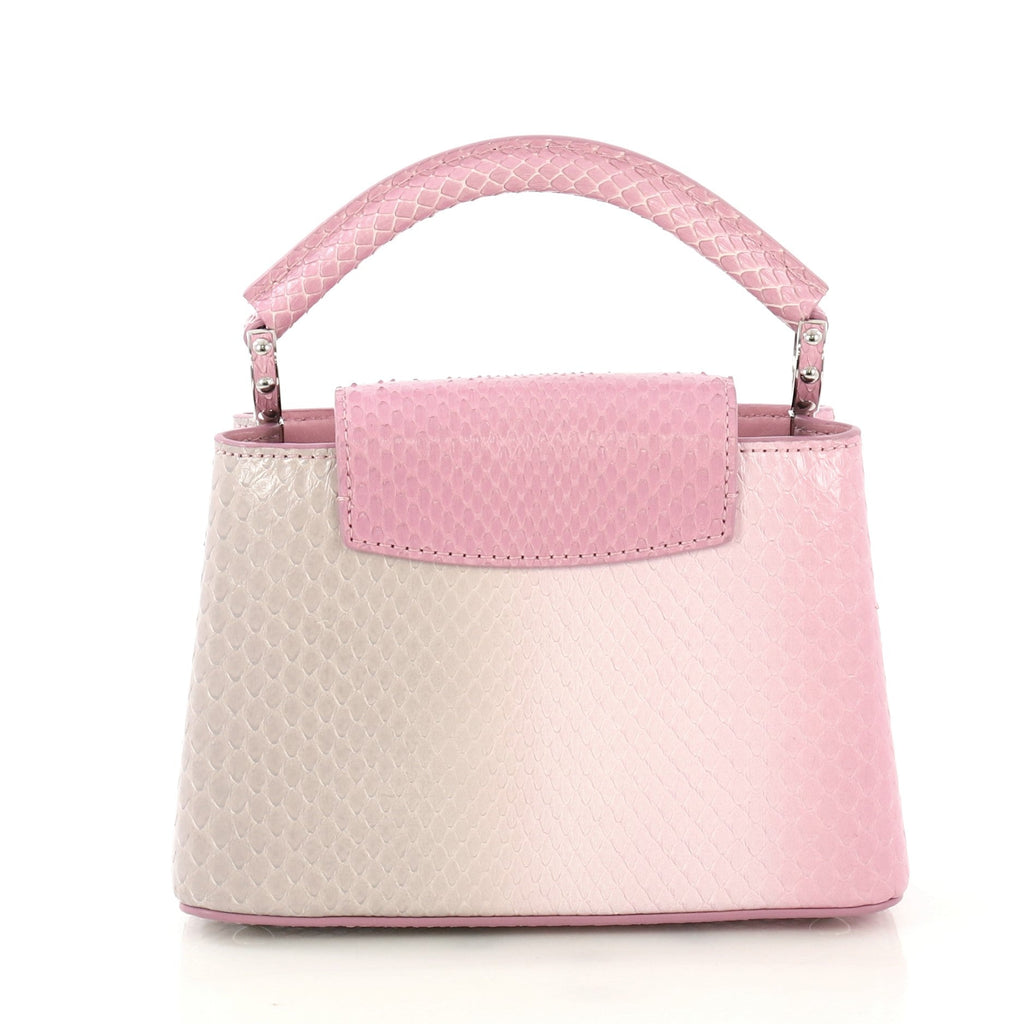 Capucines Handbag Python Mini