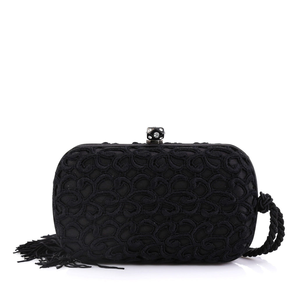 Vintage Tassel Clutch Embroidered Fabric