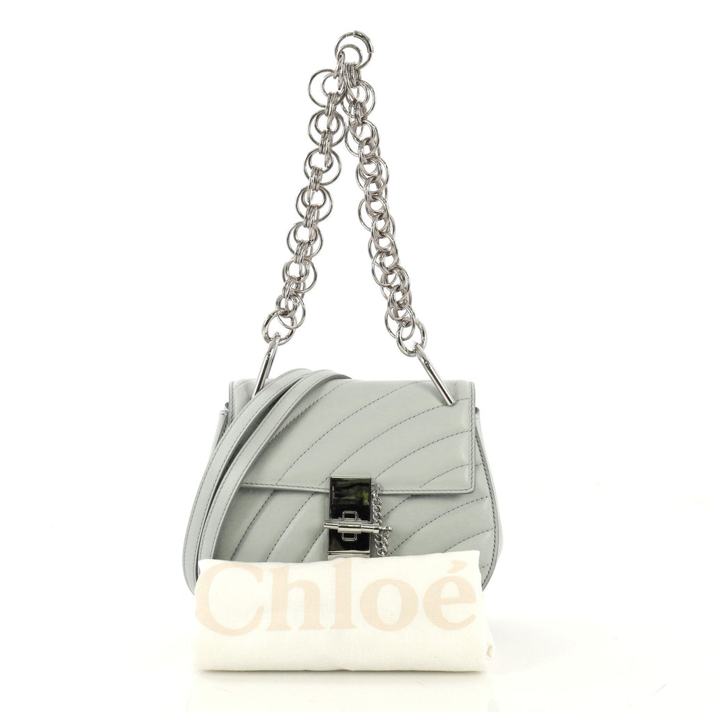 Drew Bijou Crossbody Bag Quilted Leather Mini