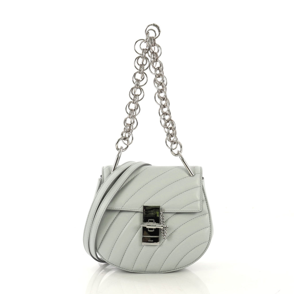 Drew Bijou Crossbody Bag Quilted Leather Mini