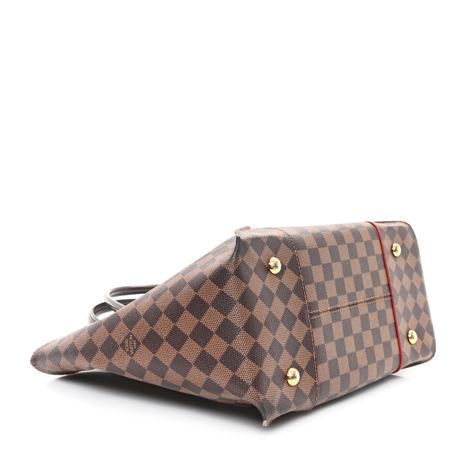 Damier Ebene Caissa Tote MM Cherry
