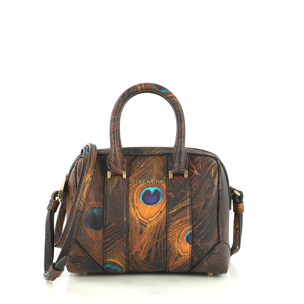 Lucrezia Duffle Bag Printed Leather Mini