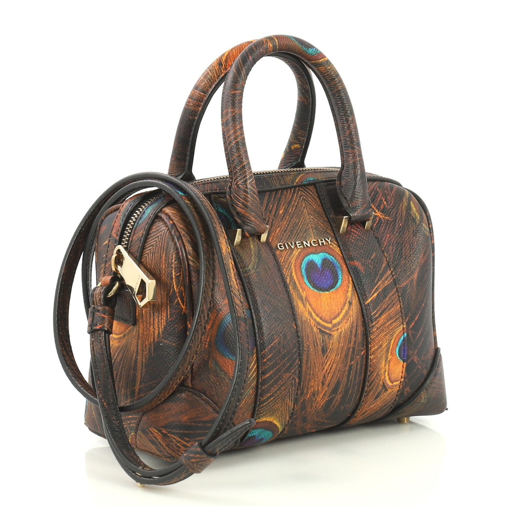 Lucrezia Duffle Bag Printed Leather Mini