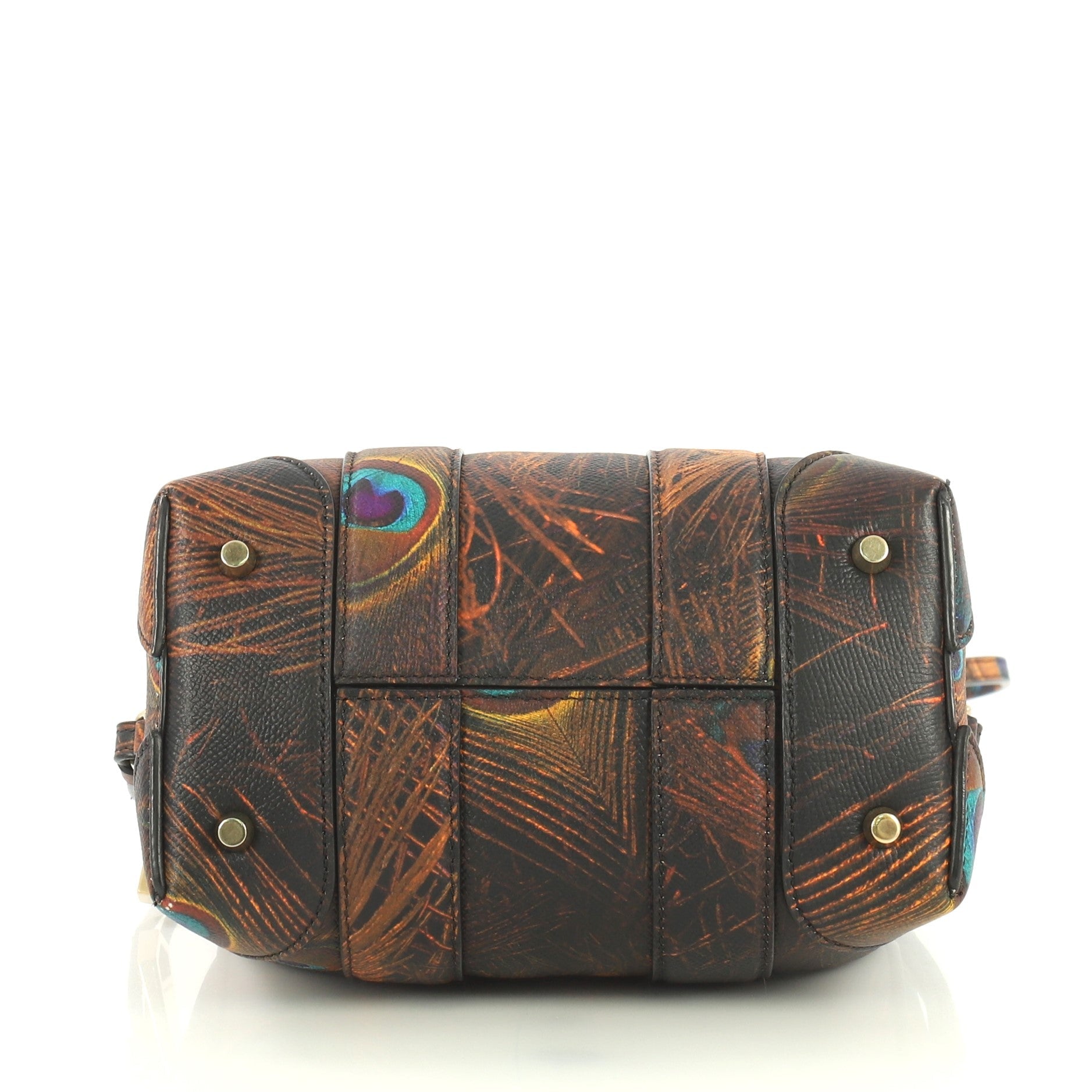 Lucrezia Duffle Bag Printed Leather Mini