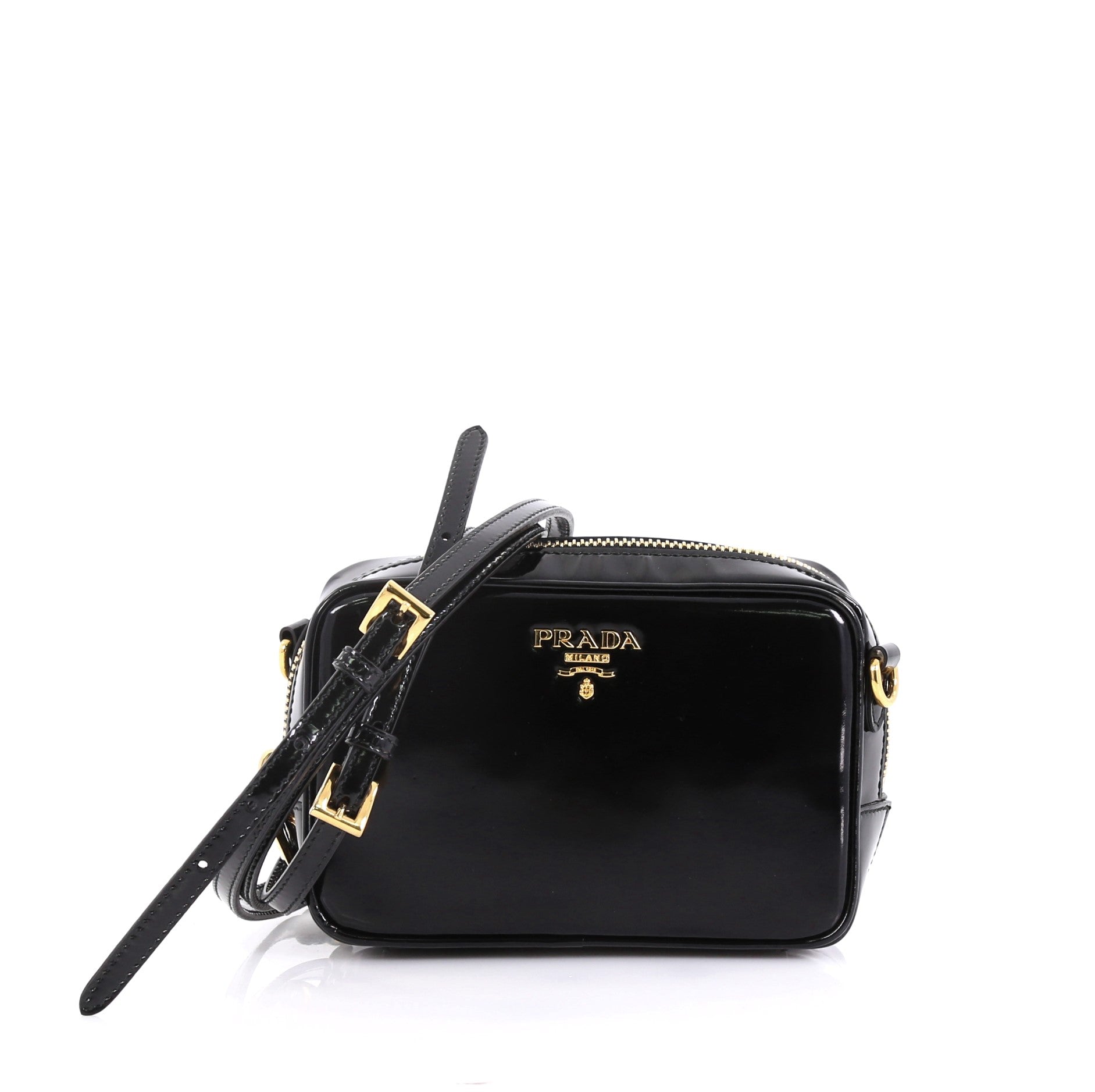 Zip Crossbody Bag Spazzolato Leather Mini