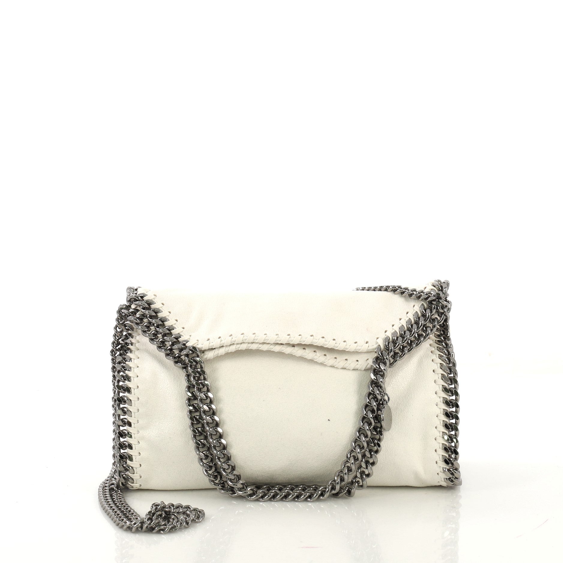 Falabella Fold Over Crossbody Bag Shaggy Deer Mini