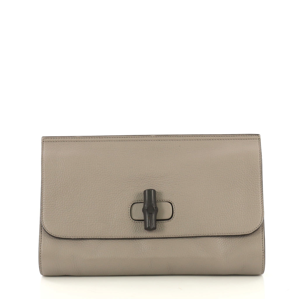 Bamboo Daily Clutch Leather