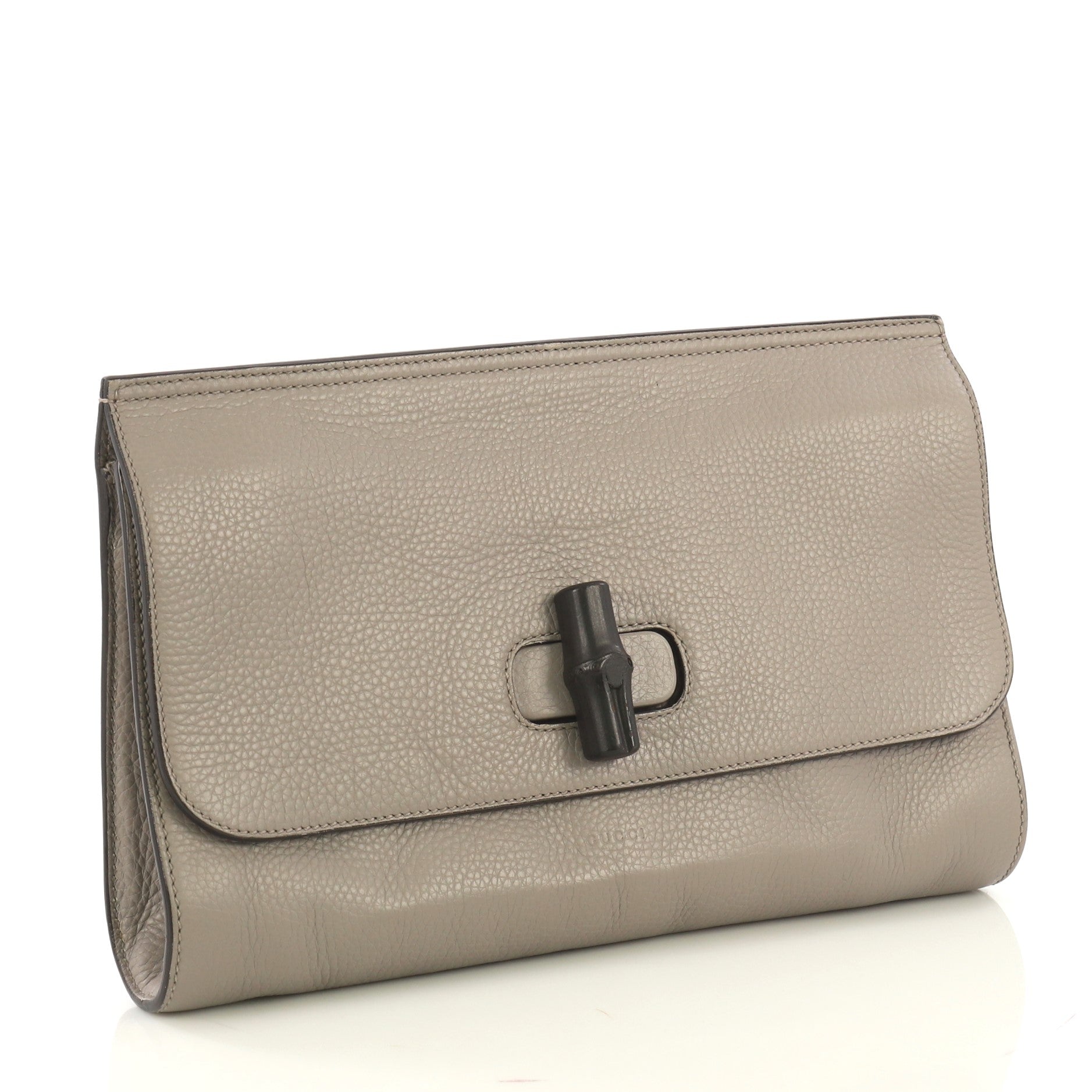 Bamboo Daily Clutch Leather