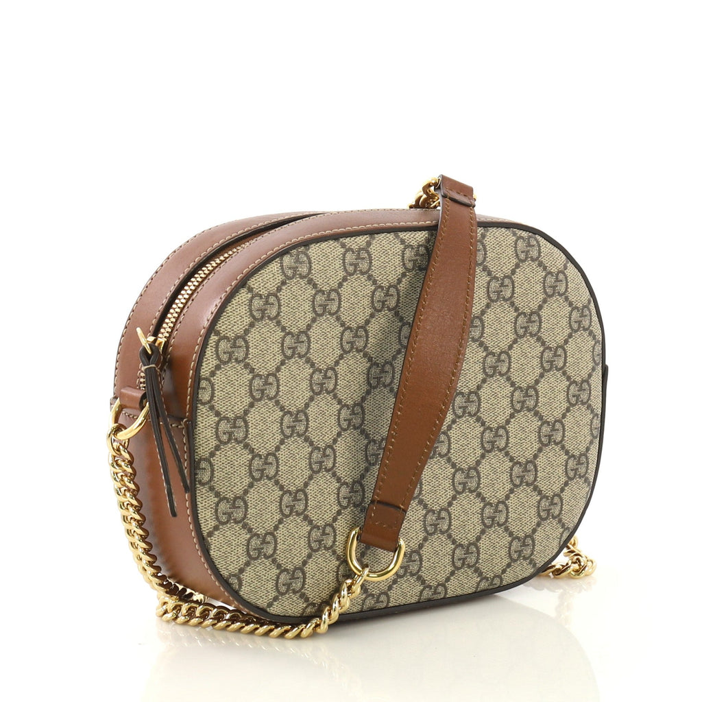 Chain Crossbody Bag GG Coated Canvas Mini