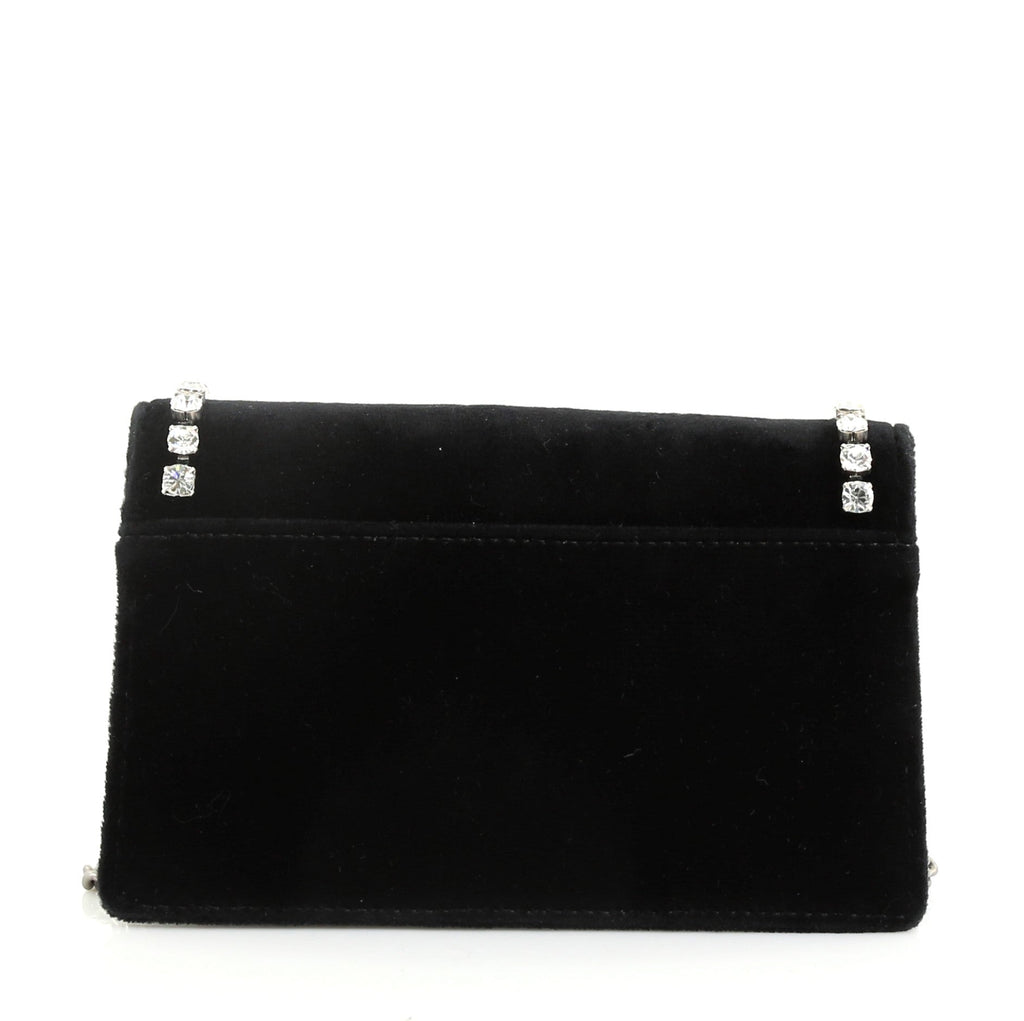 Dionysus Bag Crystal Embellished Velvet Super Mini