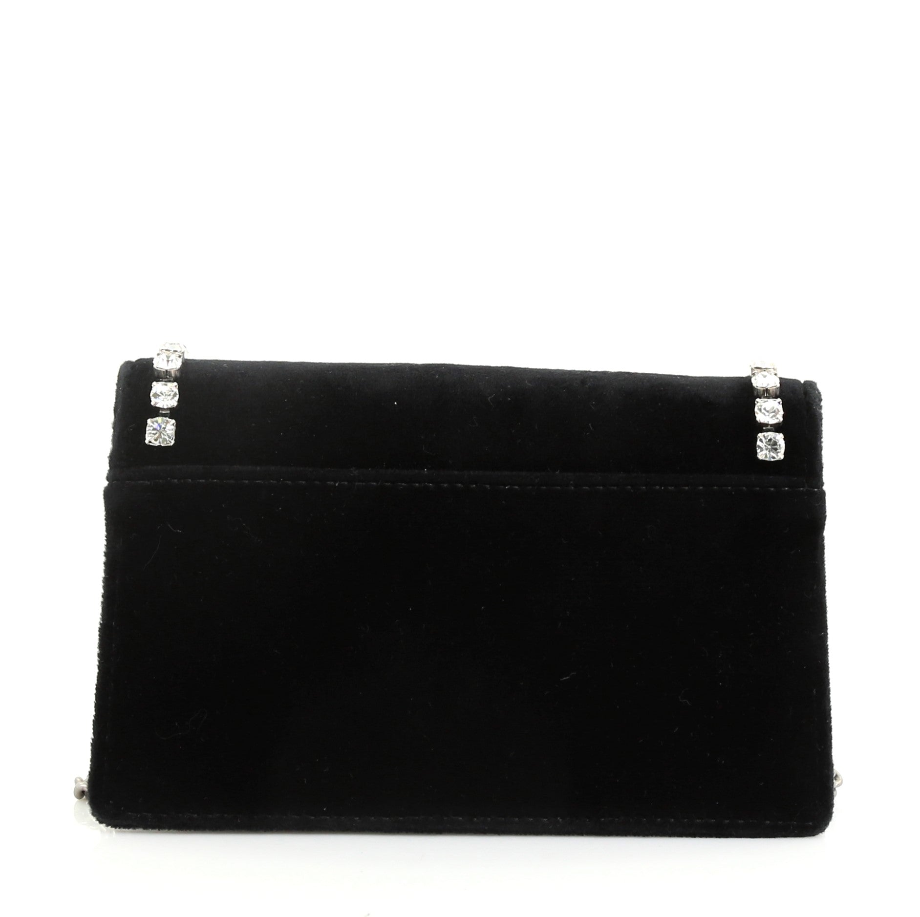 Dionysus Bag Crystal Embellished Velvet Super Mini