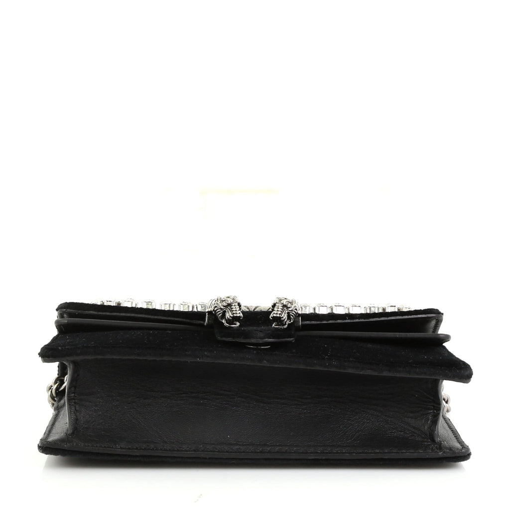 Dionysus Bag Crystal Embellished Velvet Super Mini