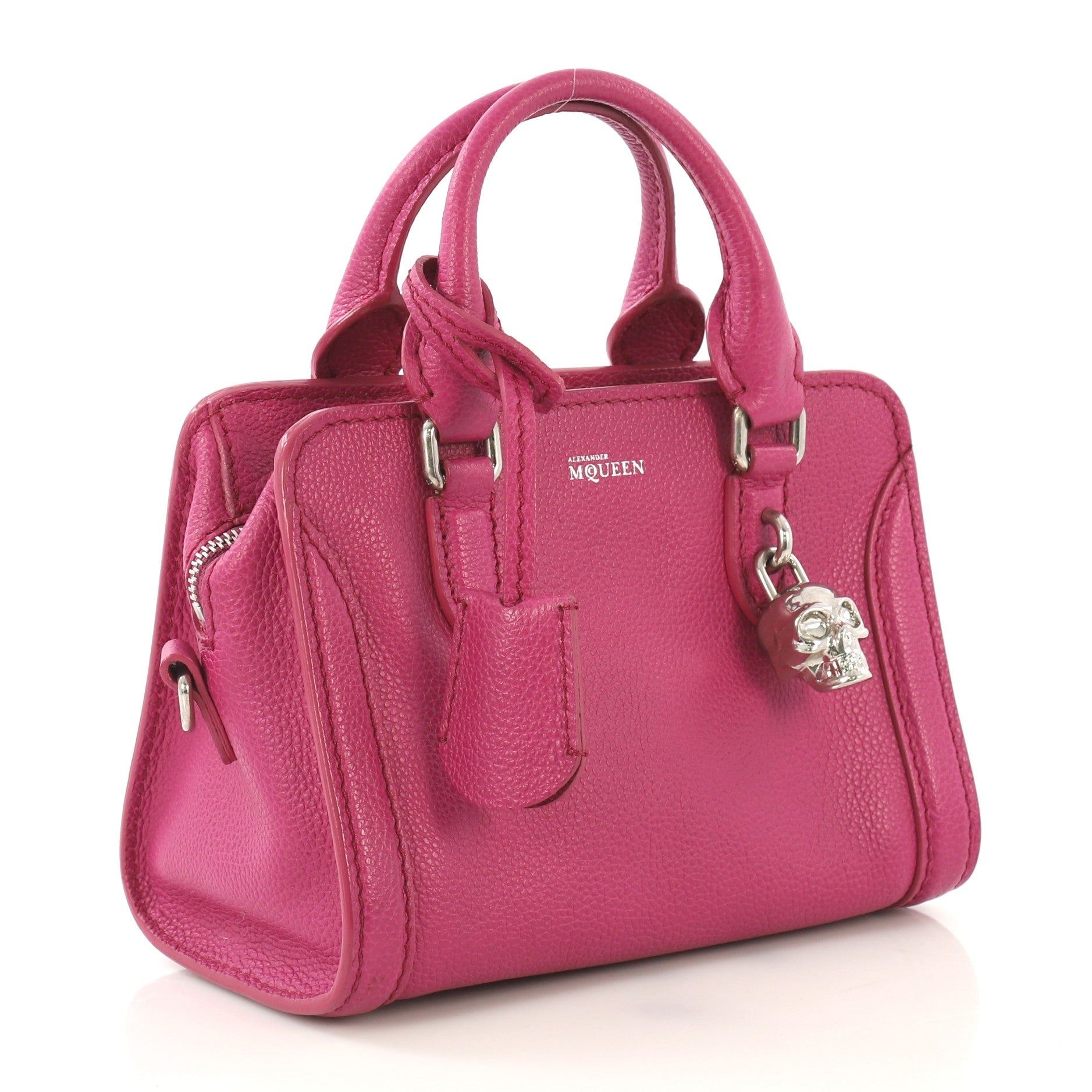 Padlock Zip Around Tote Leather Mini