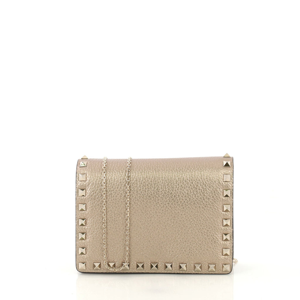 Rockstud Pouch Crossbody Bag Leather Mini