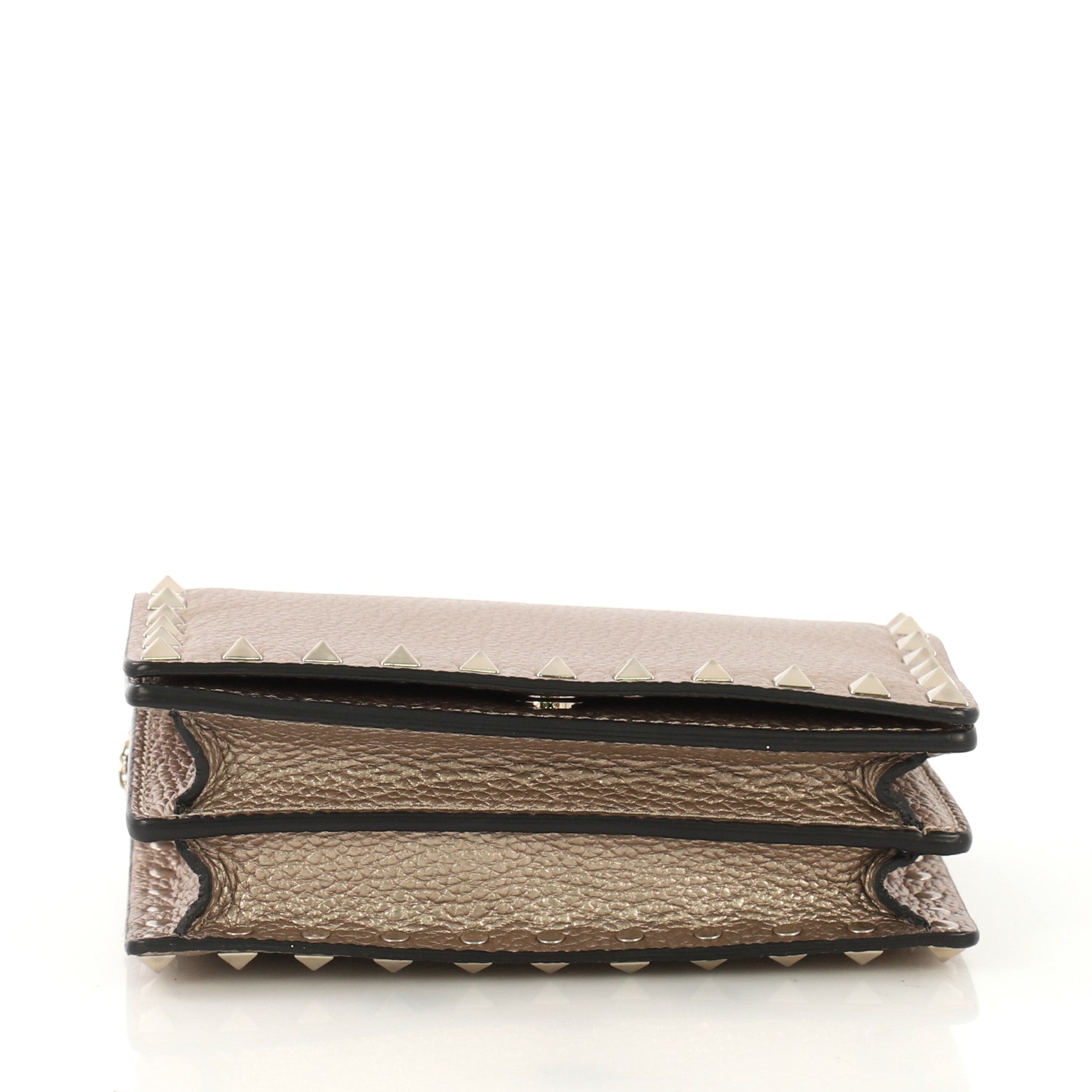 Rockstud Pouch Crossbody Bag Leather Mini