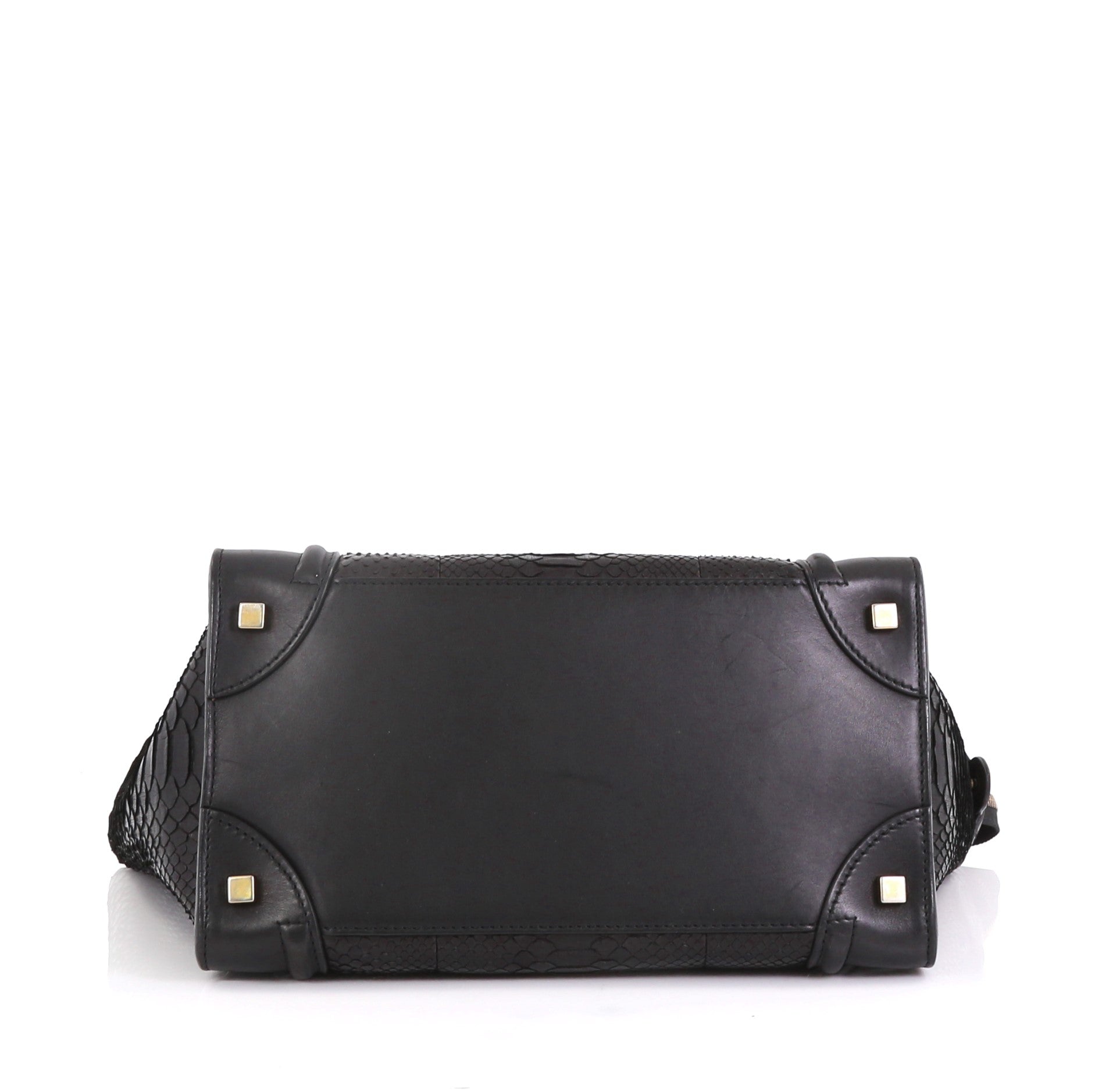 Luggage Handbag Python Mini