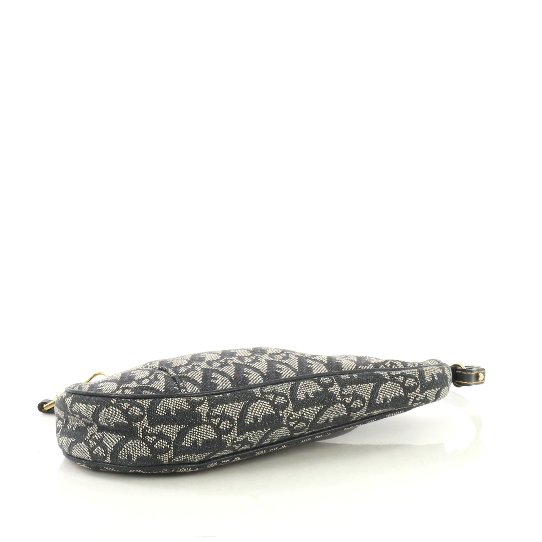 Vintage Saddle Bag Diorissimo Canvas Mini