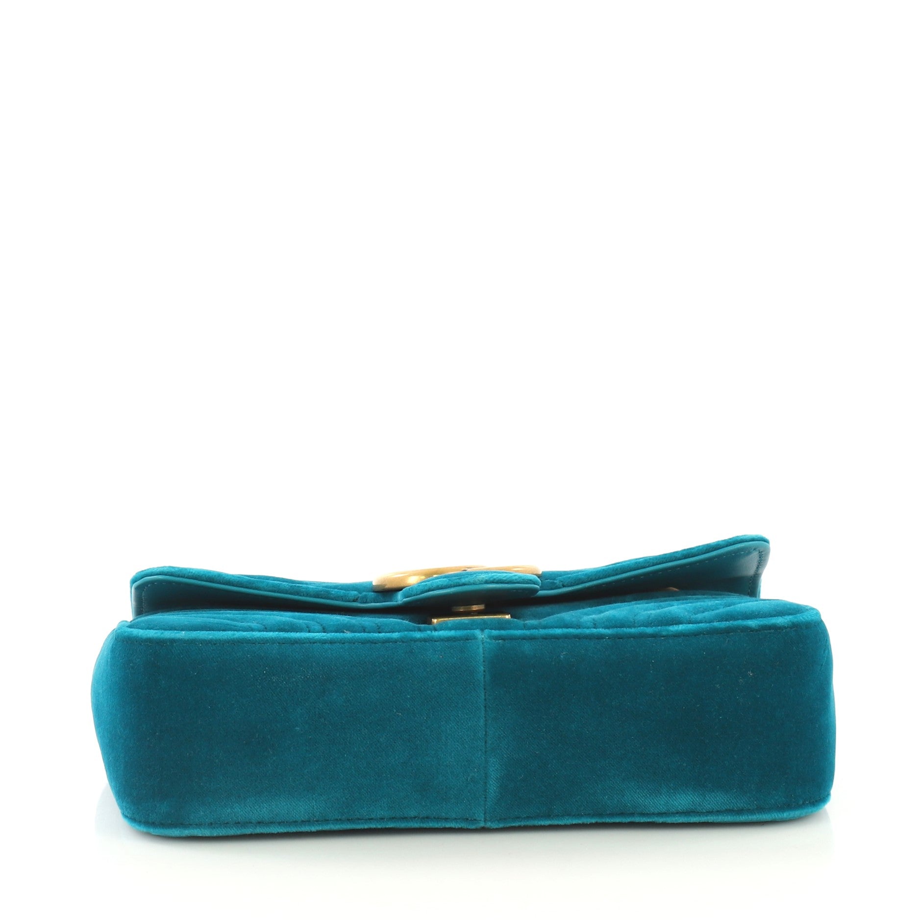 GG Marmont Flap Bag Matelasse Velvet Mini
