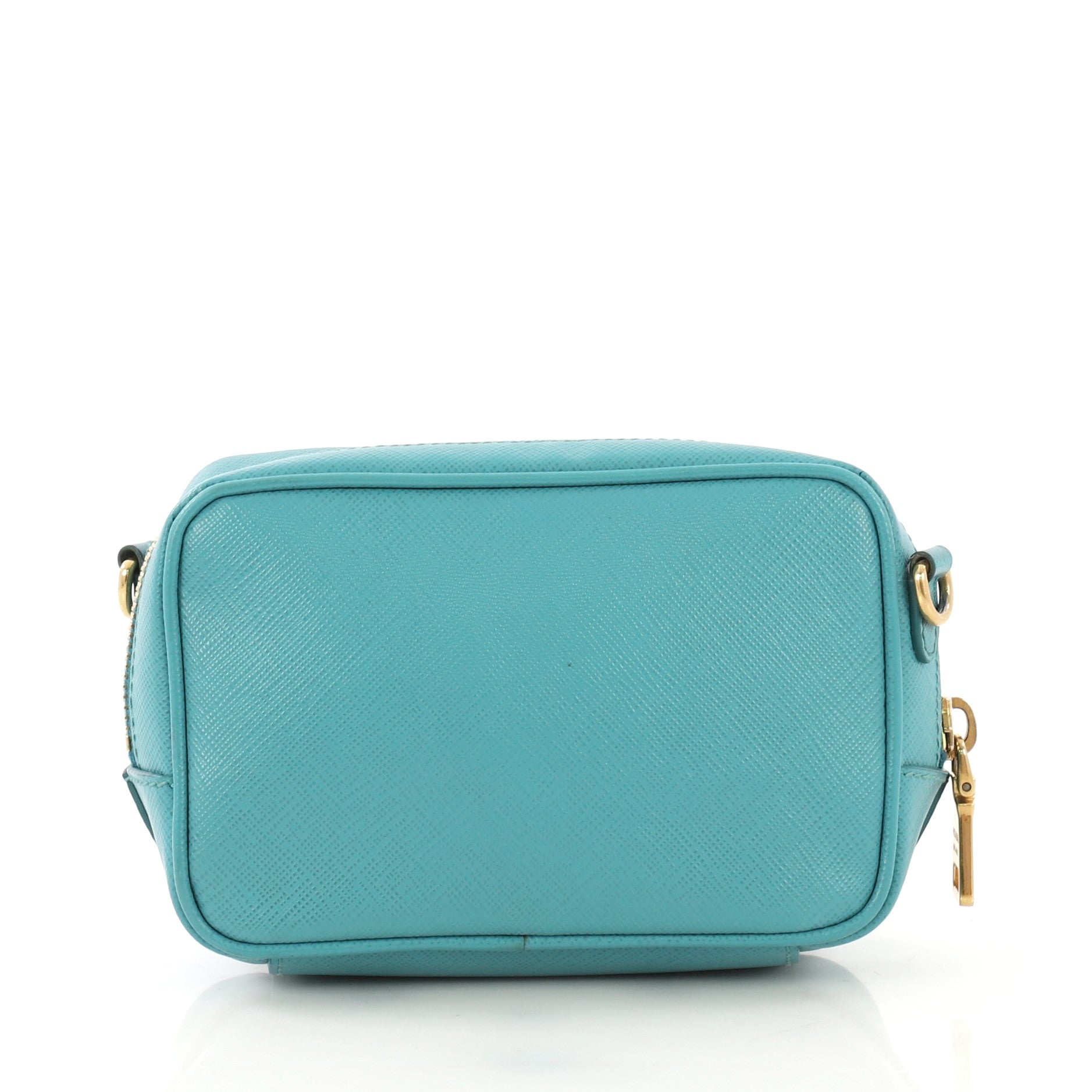 Zip Crossbody Bag Saffiano Leather Mini