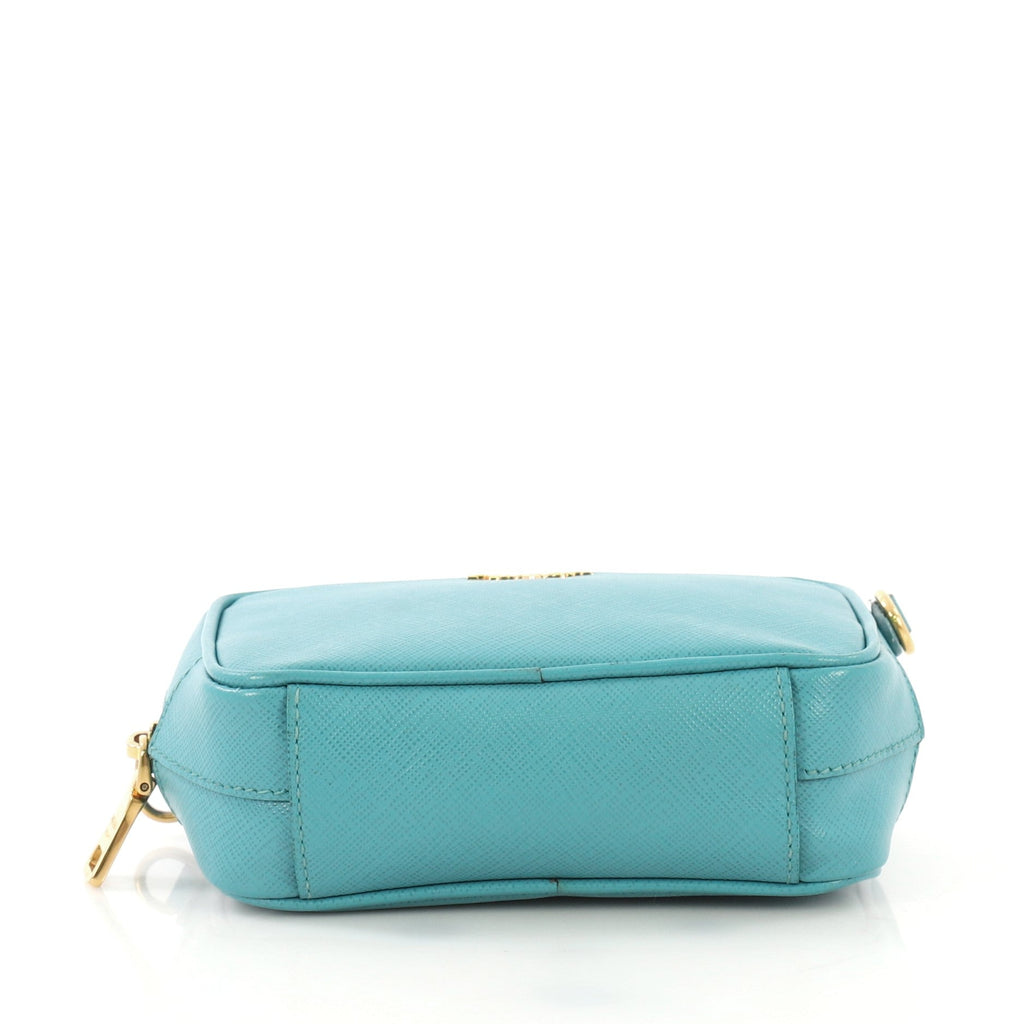 Zip Crossbody Bag Saffiano Leather Mini