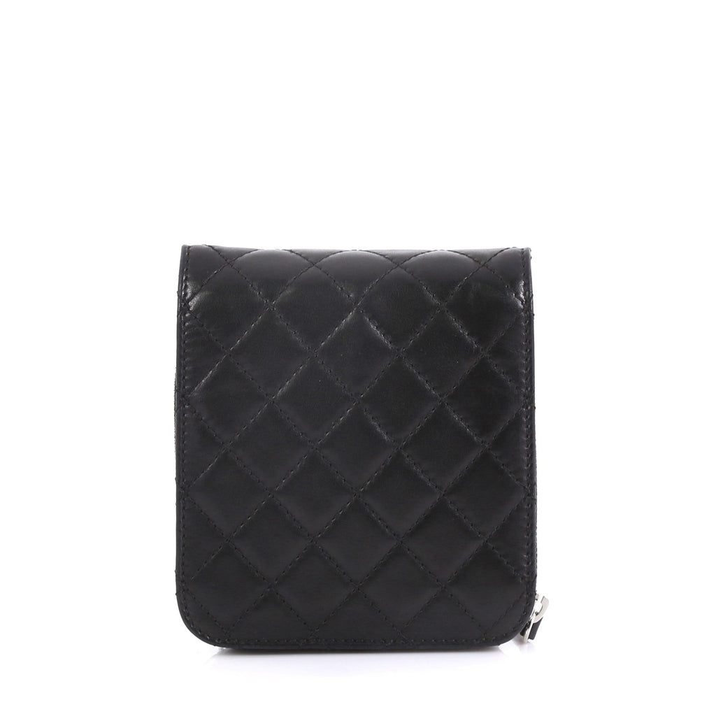 Wallet on Chain Flap Bag Quilted Lambskin Mini