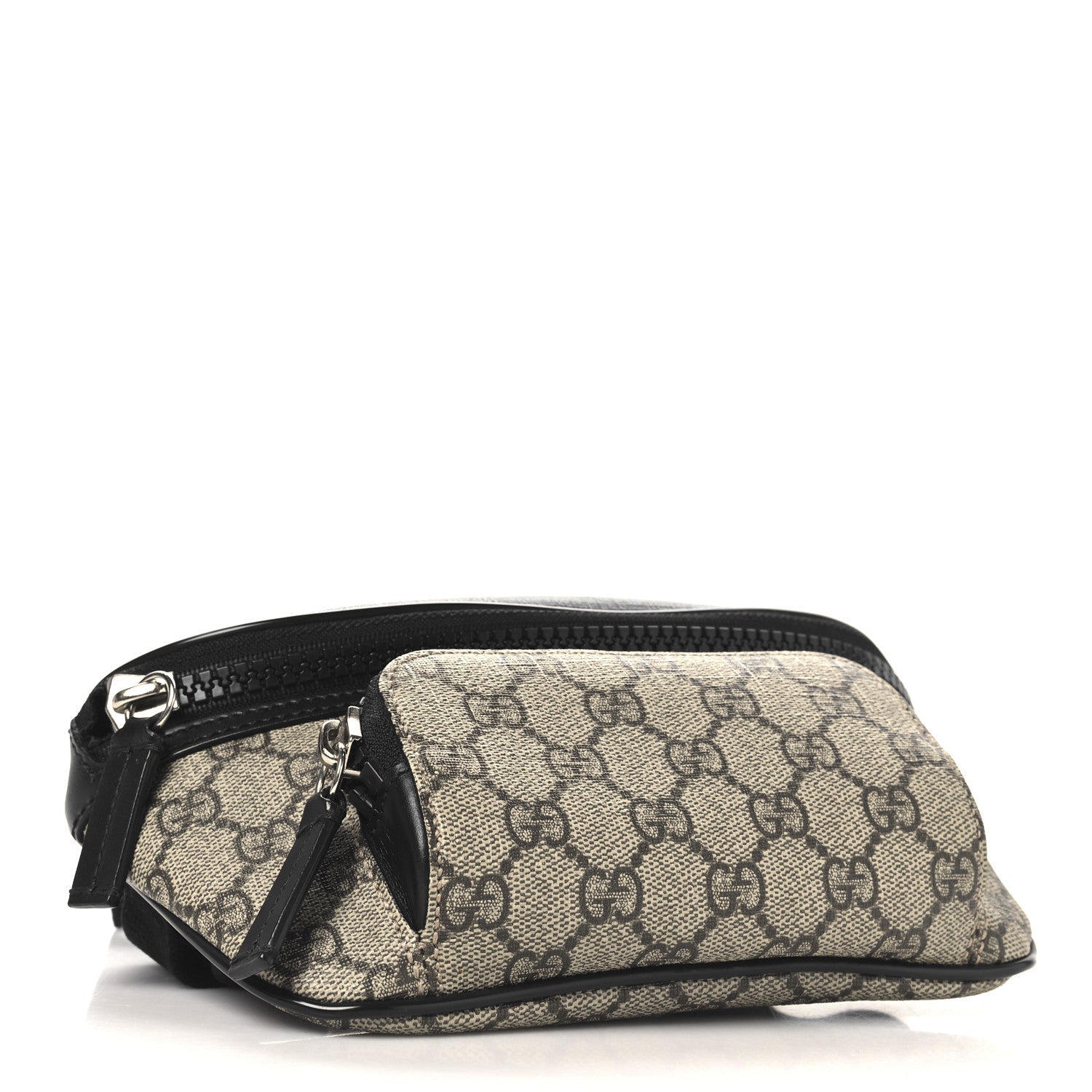 GG Supreme Monogram Belt Bag Black