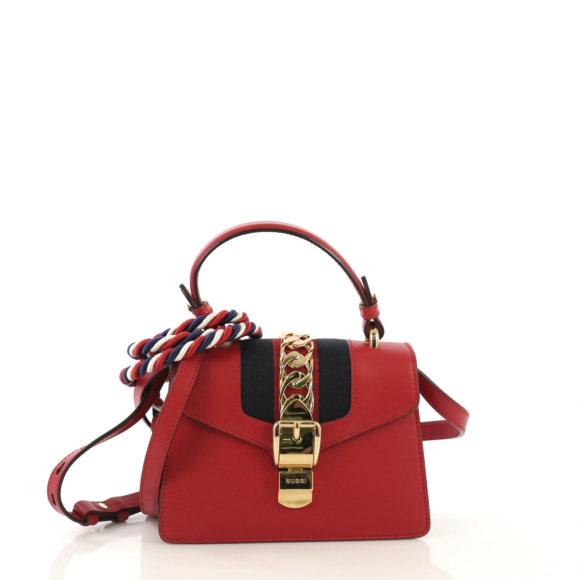 Sylvie Top Handle Bag Leather Mini