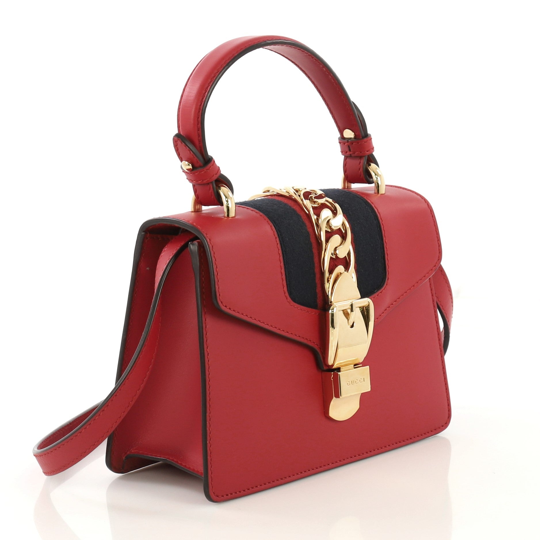 Sylvie Top Handle Bag Leather Mini