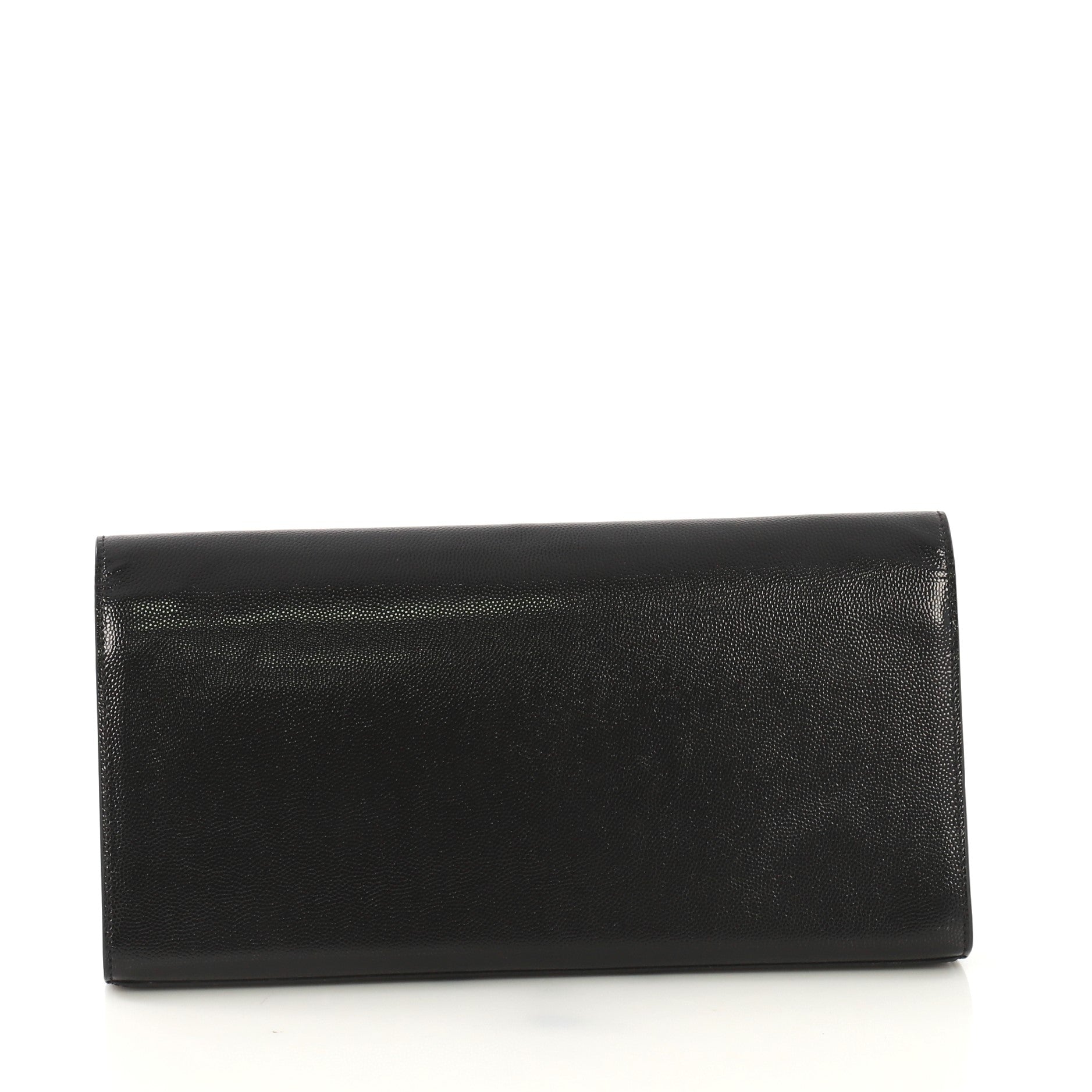 Classic Monogram Clutch Grainy Patent Long