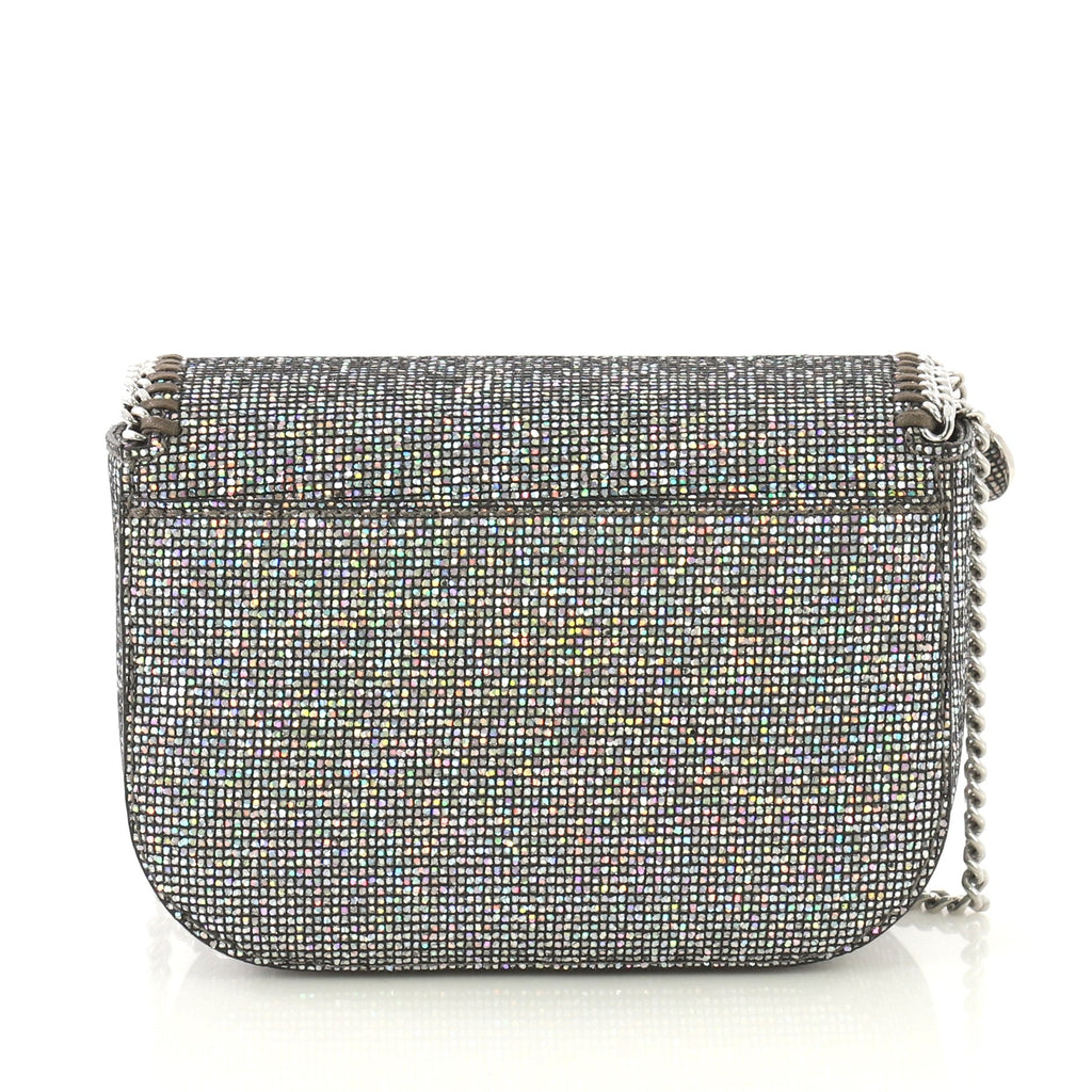 Falabella Box Shoulder Bag Glitter Faux Leather Mini