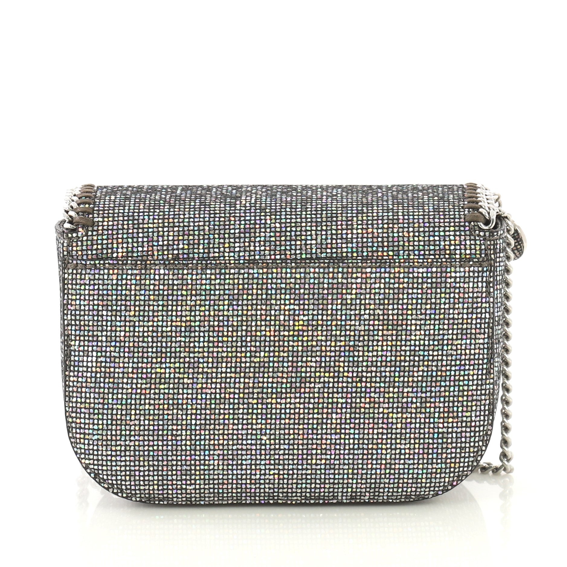 Falabella Box Shoulder Bag Glitter Faux Leather Mini