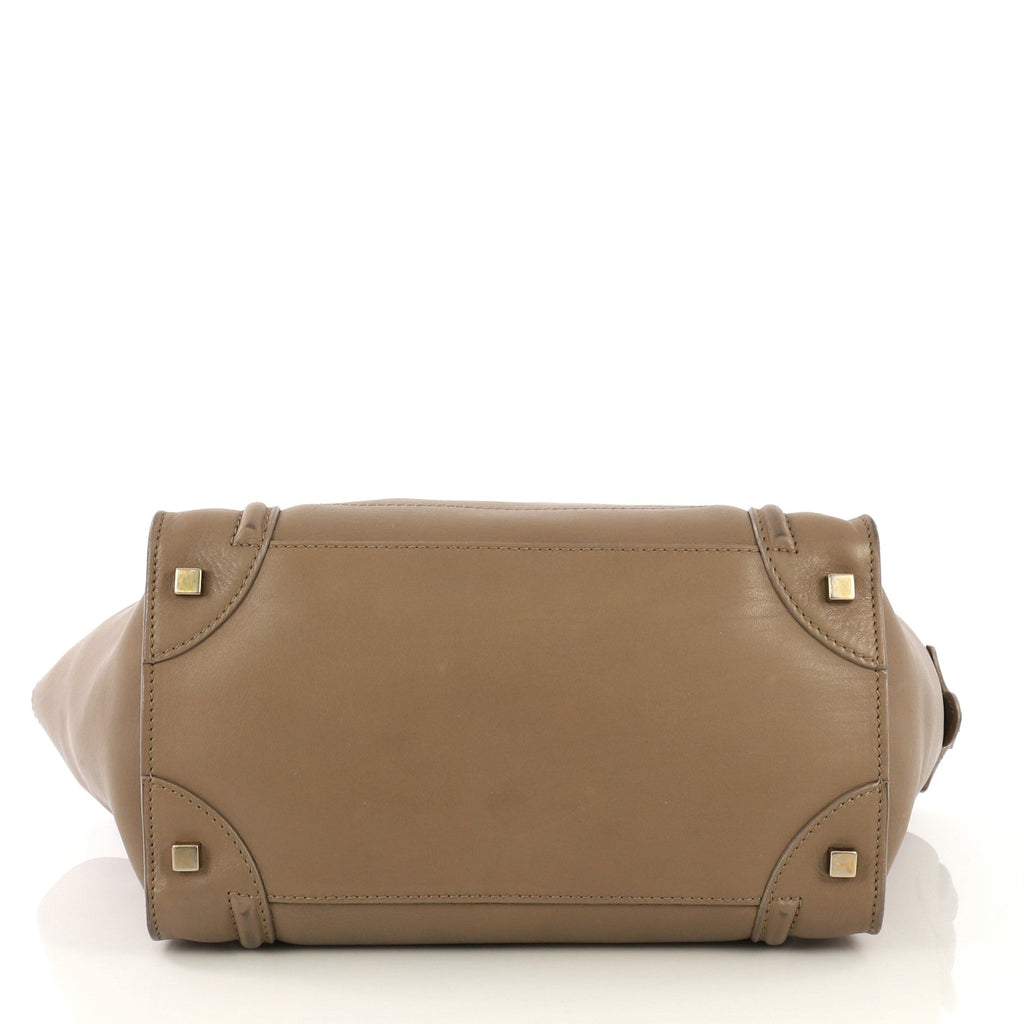 Luggage Handbag Smooth Leather Mini