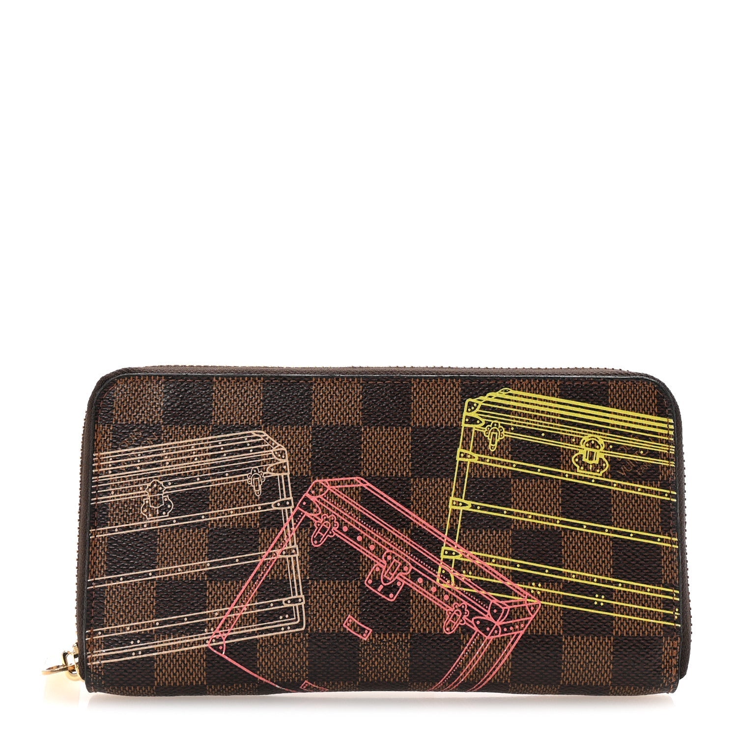 Damier Ebene 2014 Christmas Animation Zippy Wallet