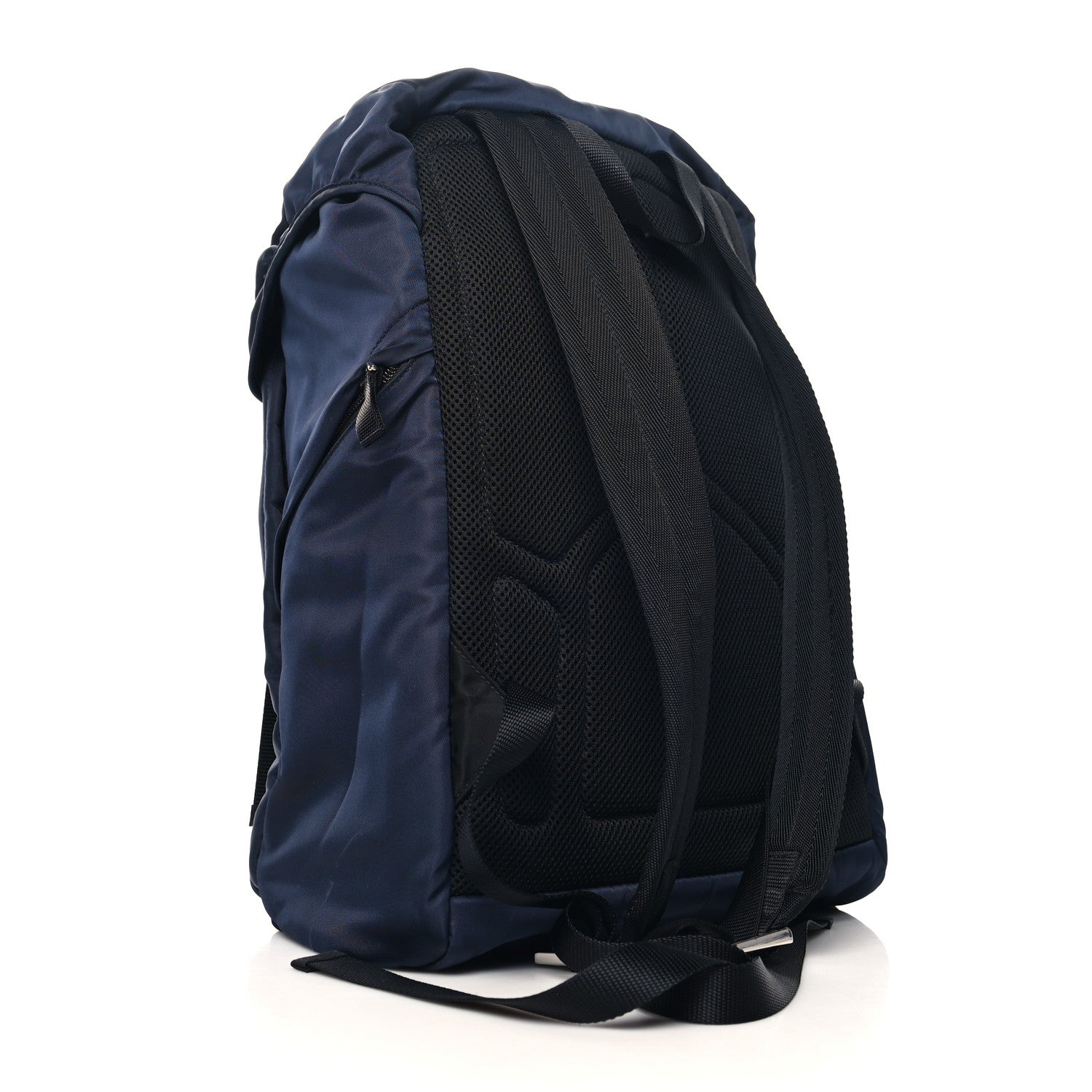 Tessuto Nylon Montagna Double Buckle Backpack Bleu