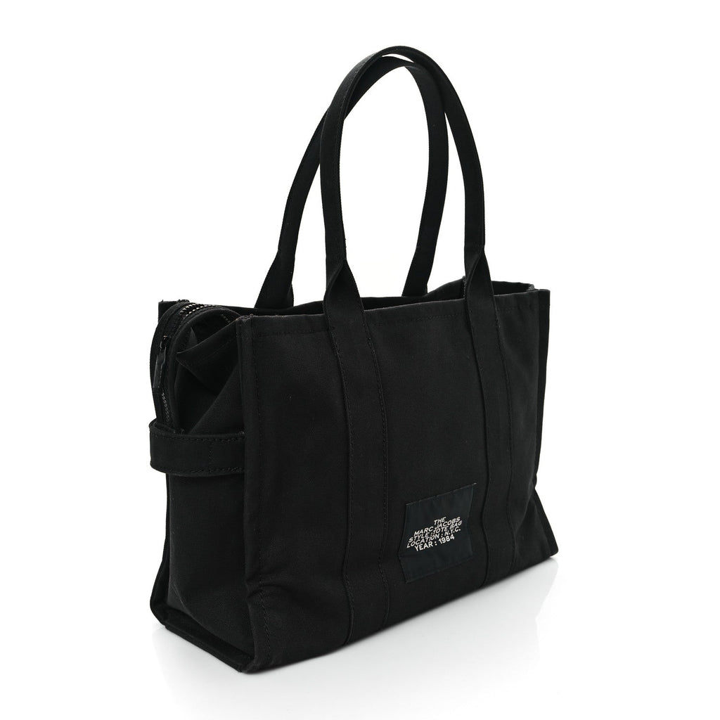 Cotton Canvas Large The Tote Bag Black