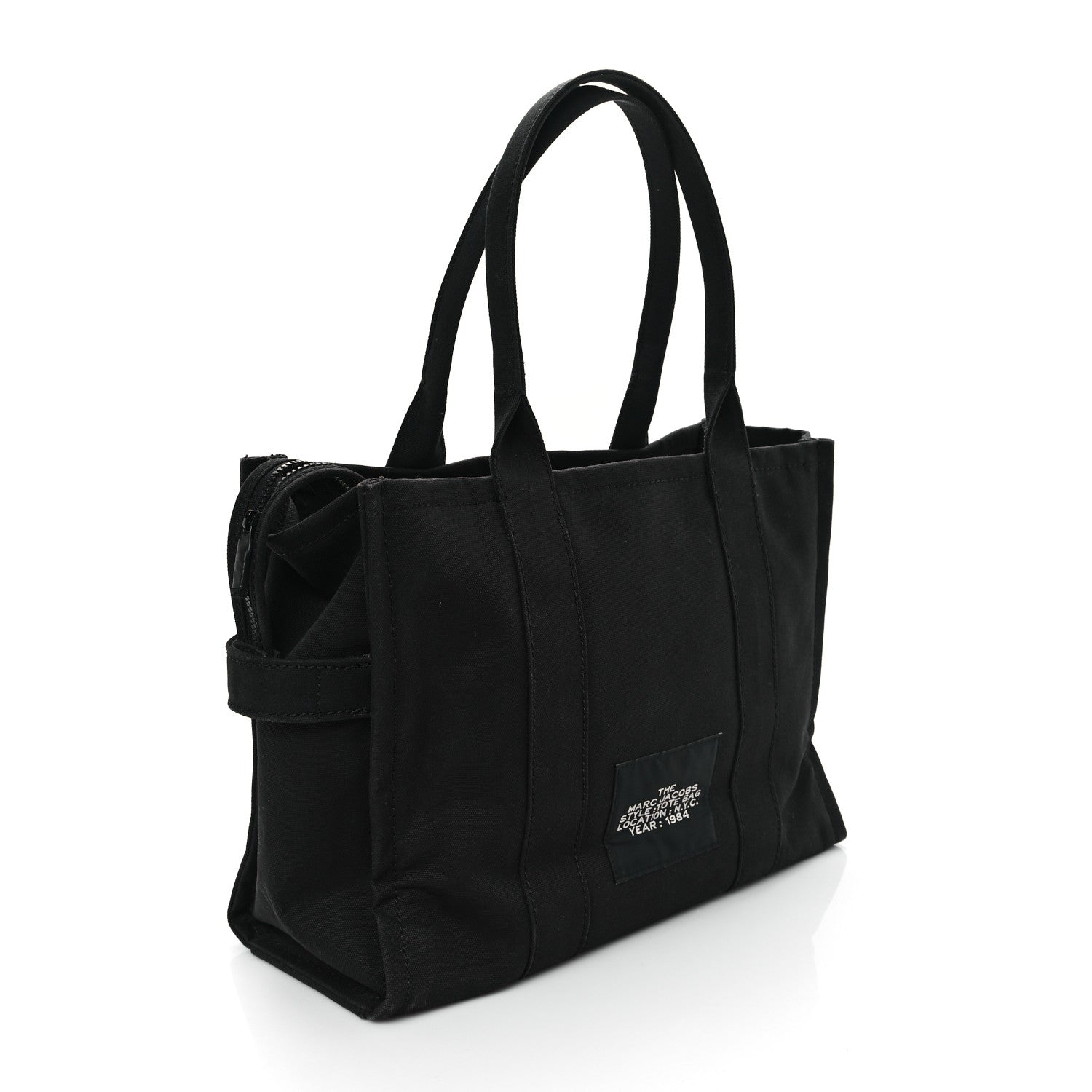 Cotton Canvas Large The Tote Bag Black