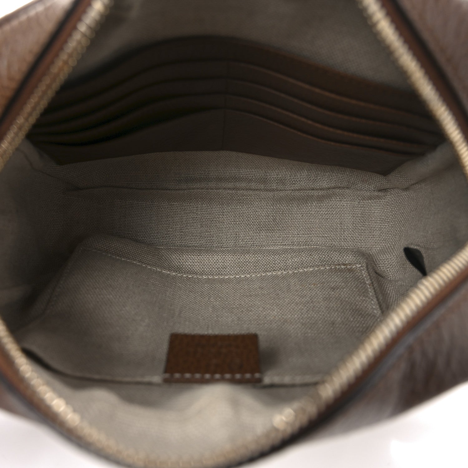 Monogram Mini Bree Messenger Bag Beige Tabacco