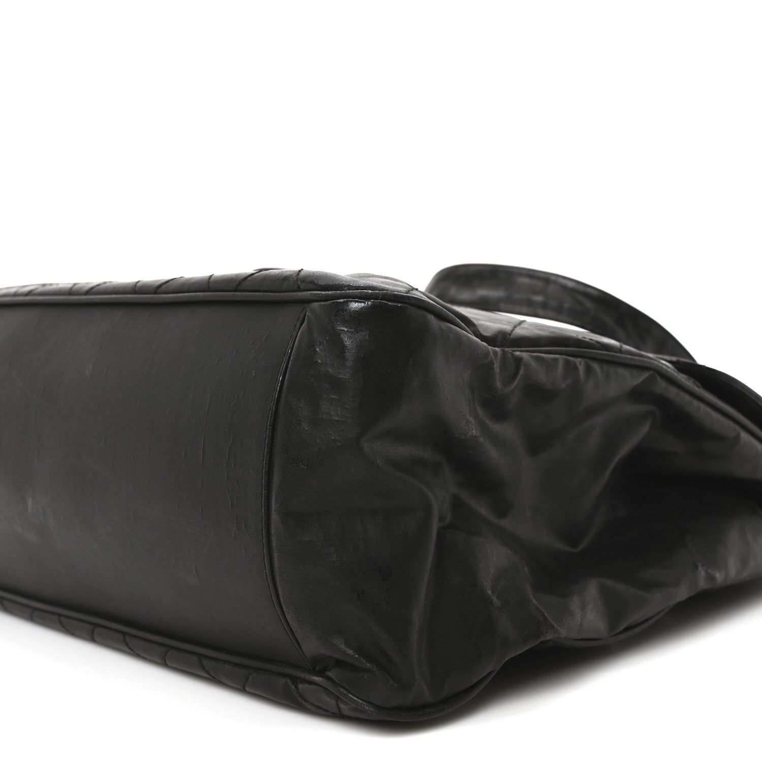 Vinyl XXL Jumbo Maxi Flap Bag
