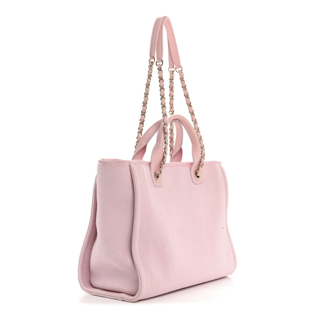 Mixed Fibers Small Deauville Tote Pink