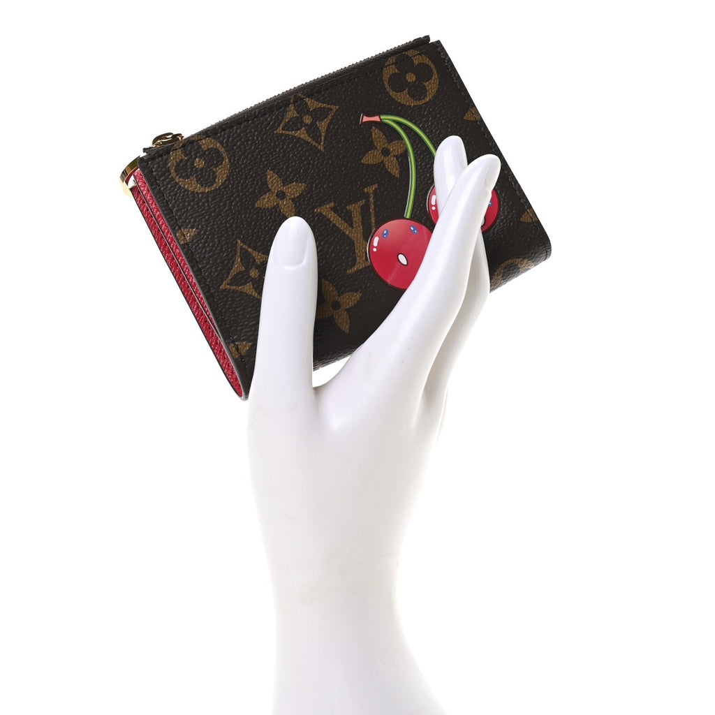 LV X TM Monogram Cerises Lisa Wallet