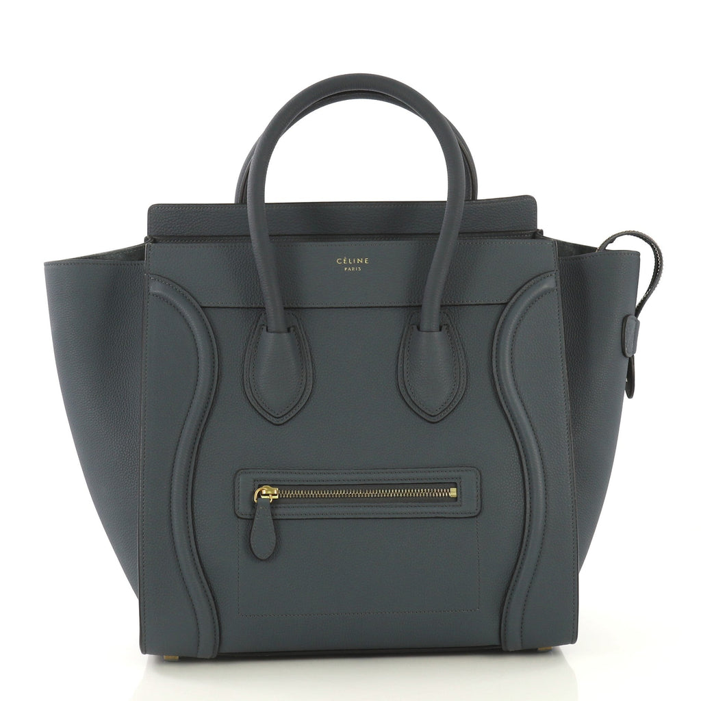 Luggage Handbag Grainy Leather Mini