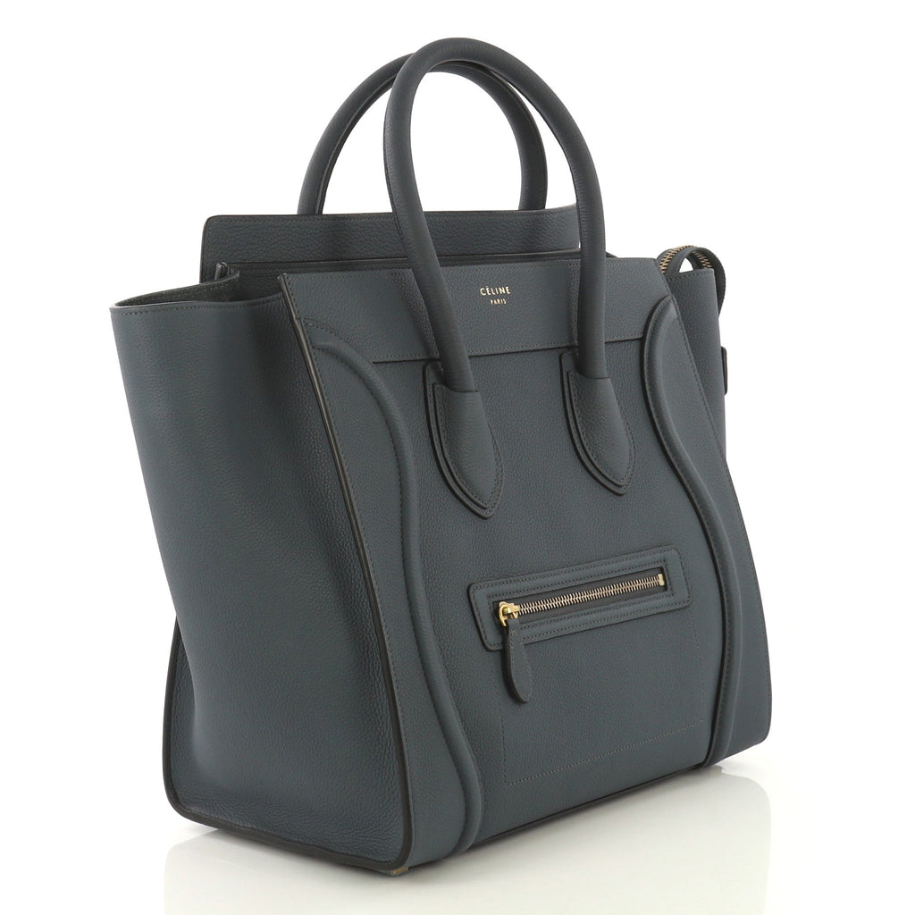 Luggage Handbag Grainy Leather Mini