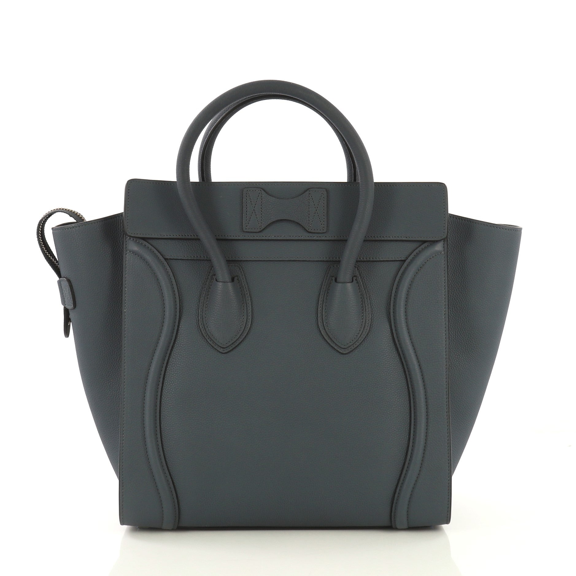 Luggage Handbag Grainy Leather Mini